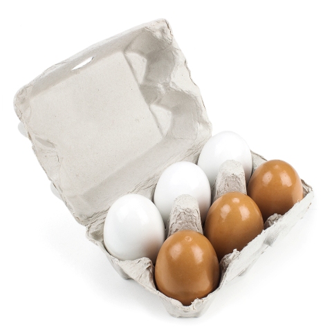 Brybellyholdings Teat-001 Wood Eats Eggcellent Eggs With Real Carton