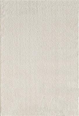 Si465900100 Silky Shag Rectangular Rug, Ivory - 3 Ft. 11 In. X 5 Ft. 7 In.