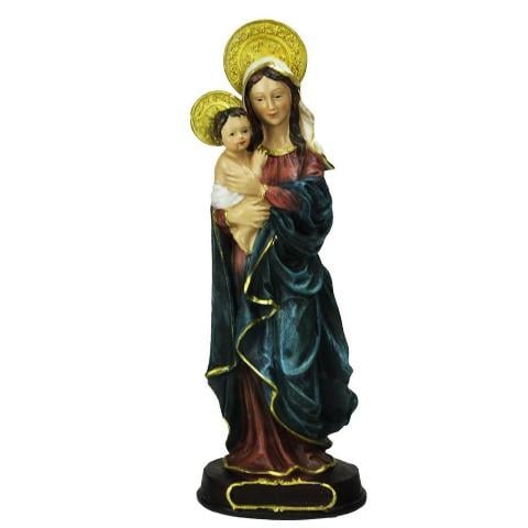 12 In. Virgin Mary With Baby Jesus Religious Christmas Nativity Table Top Figure