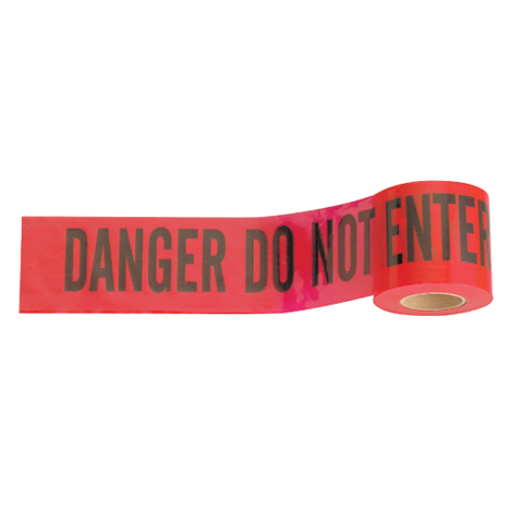 Johnson Level 3322 Danger - Do Not Enter Tape, Red