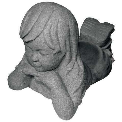 2249-1 Day Dreaming Girl Statue - Granite
