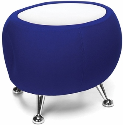 UPC 845123079911 product image for 2001T-2336-WHT Jupiter End Table in Fabric with Laminate Top - Blue | upcitemdb.com