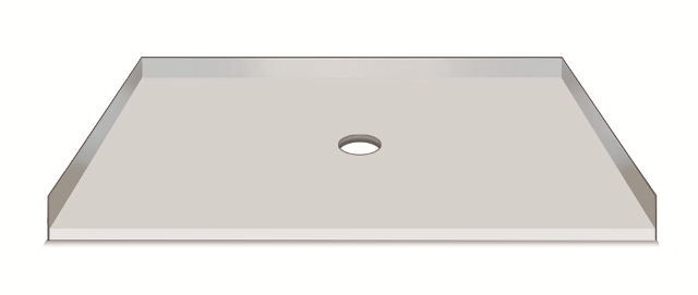 S54361tp-c 54 X 36 In. Single Ready To Tile Shower Pan, 1 In. Thresholds