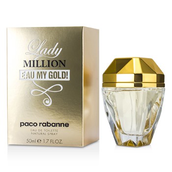175058 Lady Million Eau My Gold Eau De Toilette Spray, 50 Ml-1.7 Oz