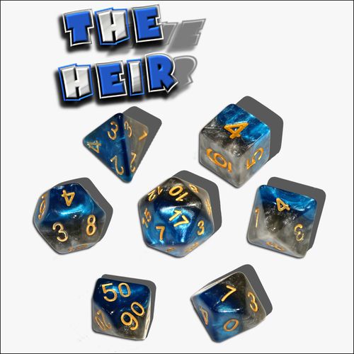 Gkg239 The Heir Halfsies 7-dice Set