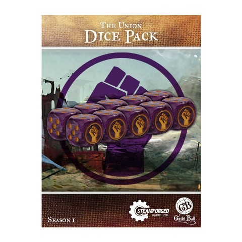 Stegbacc01-018 Guild Ball Union Dice, Set Of 10