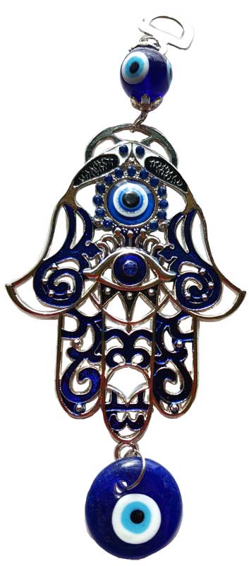 Fwh009 3.25 In. Hand Evil Eye Wall Hanging