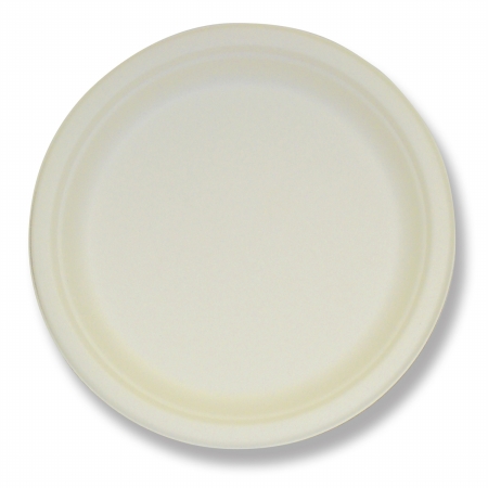 P004 6 In. Tree & Plastic Free Round Plate - Pack Of 1000