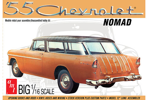 1005 1955 Chevy Nomad Wagon Car Model Kits