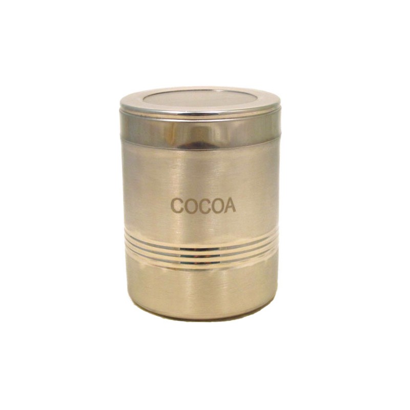 Esutras 273100 Ribbed Canister, Cocoa