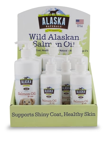 An422888 Wild Alaskan Salmon Oil For Dogs Counter Display
