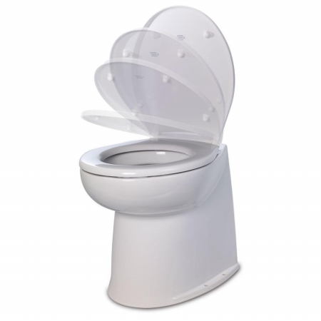 58040-3012 Deluxe Flush Fresh Water Electric Toilet With Soft Close Lid - 12v, 7 In.