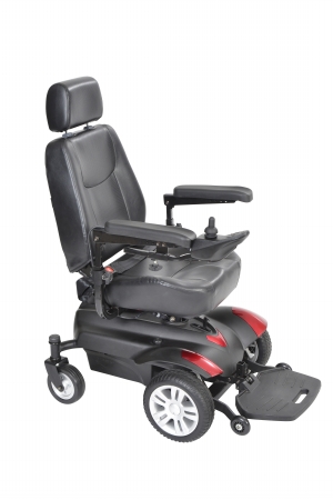 Titan X16 Front Wheel Power Wheelchair Full Back Captains Seat, 20 X 20 In.