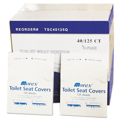 General Supply Gentsc40125q Quarter-fold Toilet Seat Covers, White - 14.5 X 16.5 In.