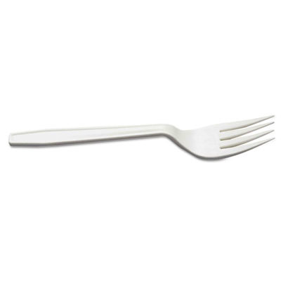 Gen-pak Gnphsf01 Natural Starches & Plastic Harvest Pro Starch Disposable Fork, Tan - 6 In.
