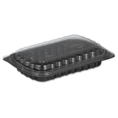 UPC 016194070507 product image for PCT0CNC10700DZY Clearview Mealmaster Rib Containers, Black | upcitemdb.com