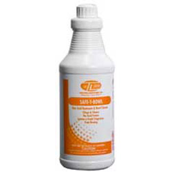 Theochem Tol975 32 Oz Bottle Safe-t-bowl Liquid Toilet Bowl Cleaner, 12 Per Carton