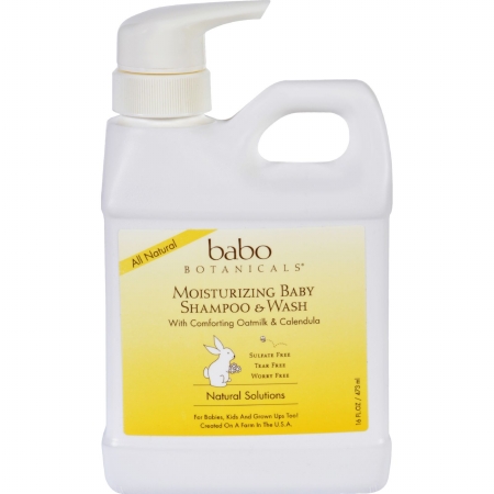 1632280 16 Oz Moisturizing Baby Shampoo & Wash, Oatmilk
