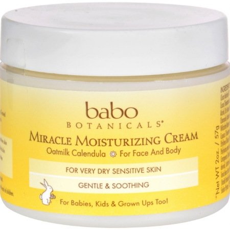 Babo Botanicals 1632298 2 oz Moisturizing Miracle Cream Oatmilk