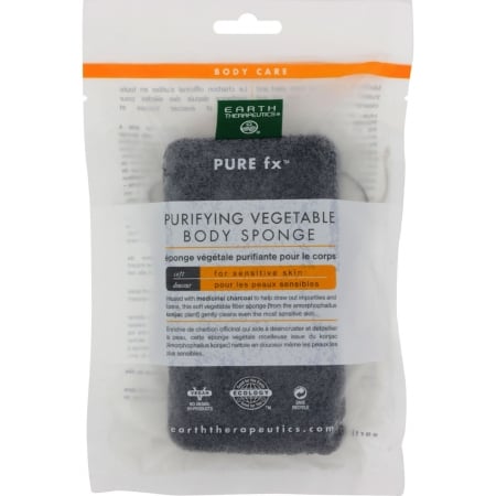 Medicinal Charcoal Purifying Vegetable Body Sponge