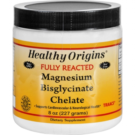 1647692 8 Oz Gluten Free Fully Reacted Magnesium Bisglycinate Chelate
