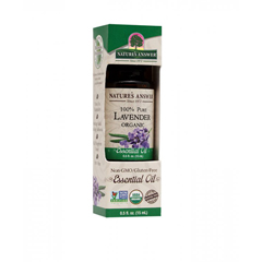 Natures Answer 1619998 0.5 Oz Gluten Free Organic Essential Oil, Lavender