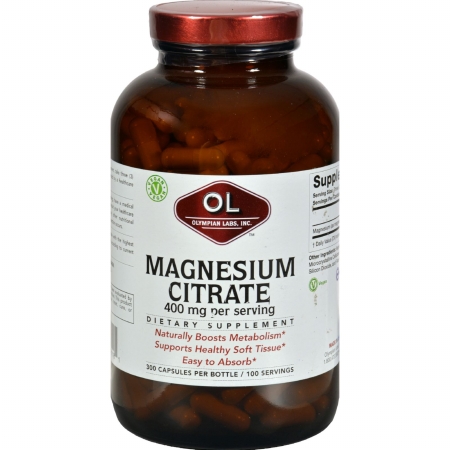 389049 400 Mg Magnesium Citrate Dietary Supplement, 300 Capsules