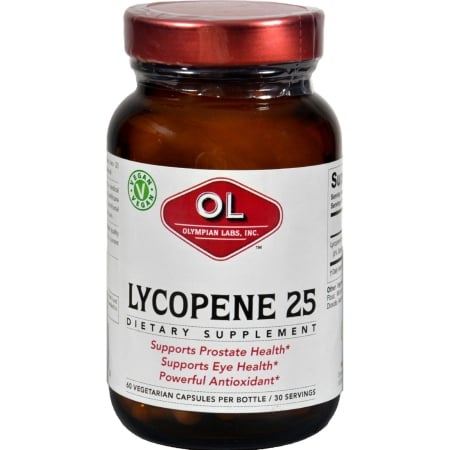 390484 25 Mg Lycopene Dietary Supplement, 60 Vegetarian Capsules