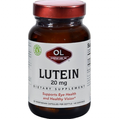 388744 20 Mg Lutein Dietary Supplement, 60 Vegetarian Capsules