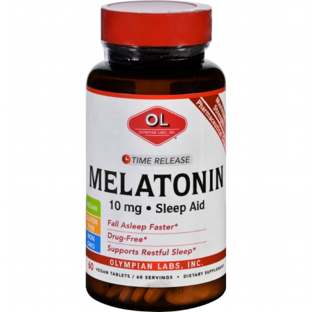 1651769 10 Mg Gluten Free Melatonin Sleep Aid, 100 Vegetarian Tablets