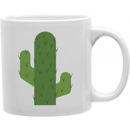 Cmg11-igc-cactus Cactus Emoji 11 Oz Ceramic Coffee Mug