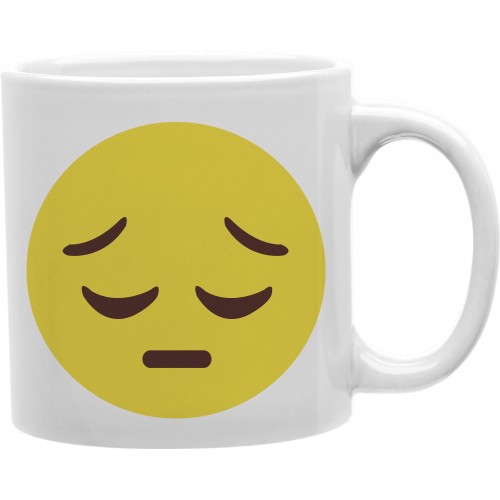 Cmg11-igc-depress Depress Emoji 11 Oz Ceramic Coffee Mug