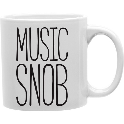 Cmg11-igc-msnob Music Snob 11 Oz Ceramic Coffee Mug