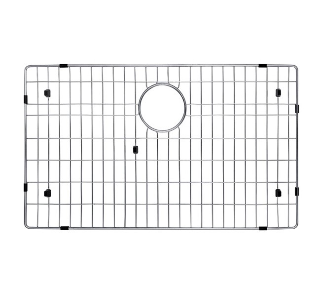 Stainless Steel Bottom Grid With Protective Anti-scratch Bumpers For Khf200-30 Kitchen Sink
