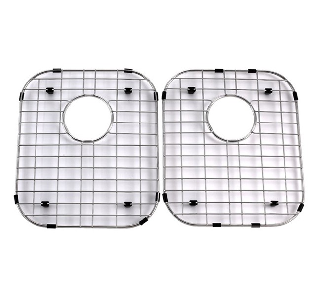 Kraus Kbg-22 Stainless Steel Bottom Grid With Protective Anti-scratch Bumpers For Kbu22 Kitchen Sink