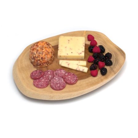 UPC 026914102098 product image for 1020ST 13 in. Acacia Oblong Serving Board with Feet, Straight Side | upcitemdb.com