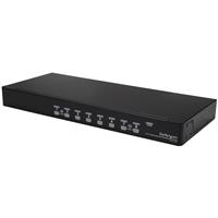 SV831DUSBUK 8 Port 1U Rackmount USB KVM Switch Kit with OSD & Cable