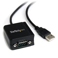 ICUSB2321F 1 Port FTDI USB to Serial RS232 Adapter Cable with COM Retention