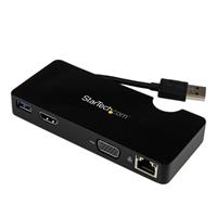 USB3SMDOCKHV USB3.0 Laptop HDMI, VGA Mini Docking Station