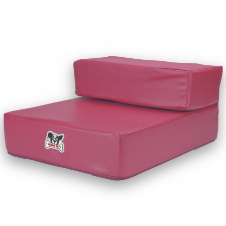 Astr-005 Pink Leather Folding Pet Stairs