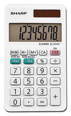 Shrel244wb El244wb 8 Digit - Handheld Basic Calculator