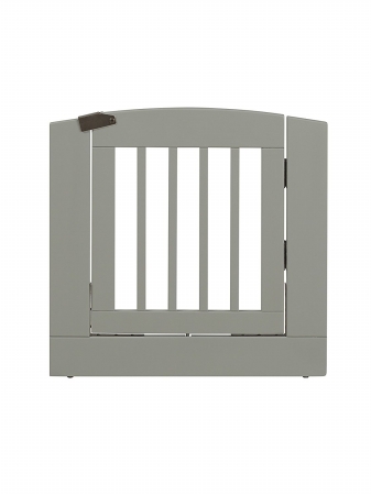 Furniture 192404 24 In. Ruffluv Individual Panel Pet Gate With Door Medium- Grey