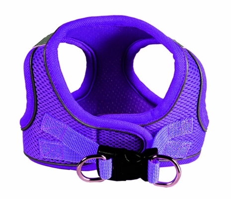 Hd-6ezmpr-xs Extra Small Ez Reflective Sports Mesh Harness - Purple