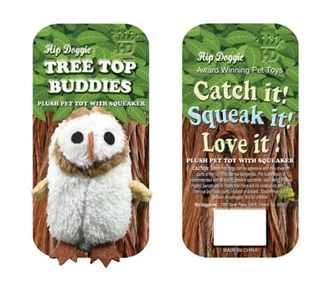 Hd-8thol-2pk Large 10 In. Owl Squeaker Toy - Pack Of 2