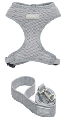 Hd-6pmhgy-2xl 2xl Ultra Comfort Mesh Harness Vest - Grey