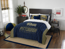 1col849000087ret Col 849 Pittsburgh Modern Take Comforter Set, Full & Queen