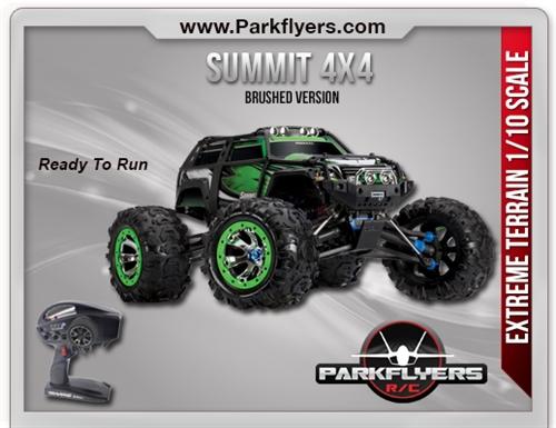 Parkflyers 56076-1 Traxxas 1-10 Summit 4wd Monster Truck Rtr