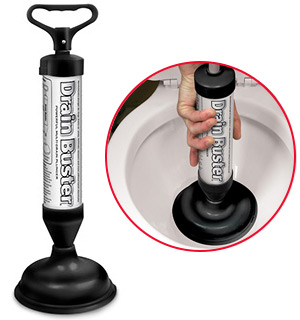 2 In 1 Drain Buster Power Plunger