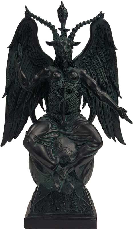Sb698 Baphomet Statue With Felt Covered Bottom, 14 .5 In.
