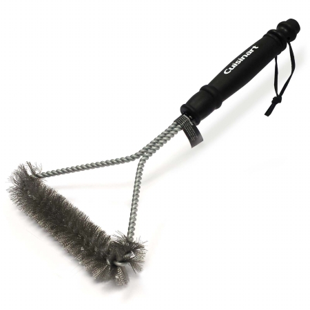 Ccb-012 12 In. Triwire Grill Brush With Twisted Wire Design & Ergonomic Handle